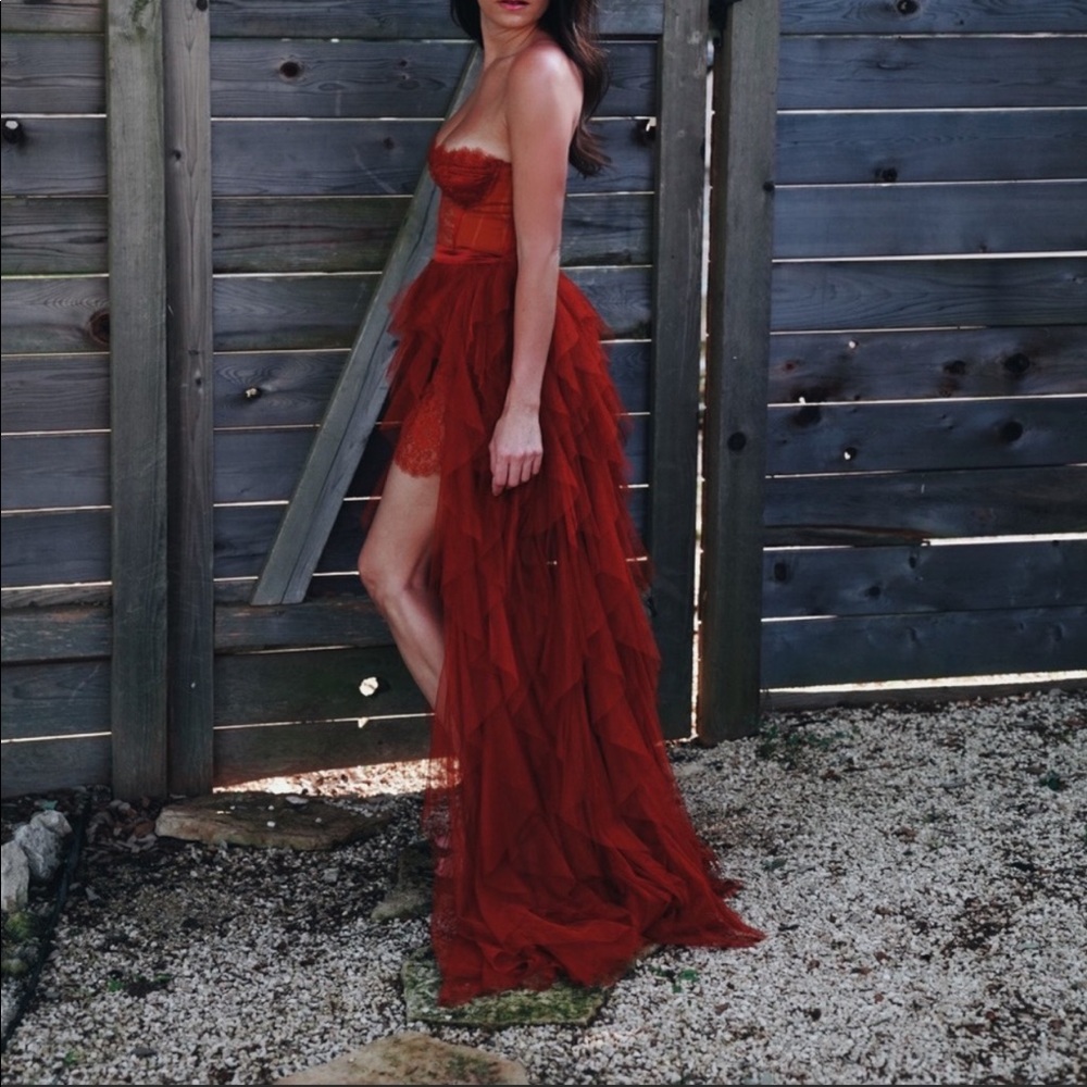 For Love & Lemons Bustier Gown - Picture 4 of 9
